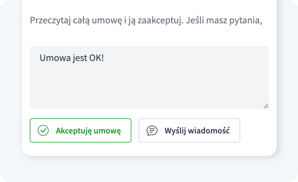 Zaproś najemców do umowy